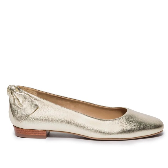 Bernardo Shoes - BERNARDO ELOISA BOW FLAT 9.5 BRONZE GOLD